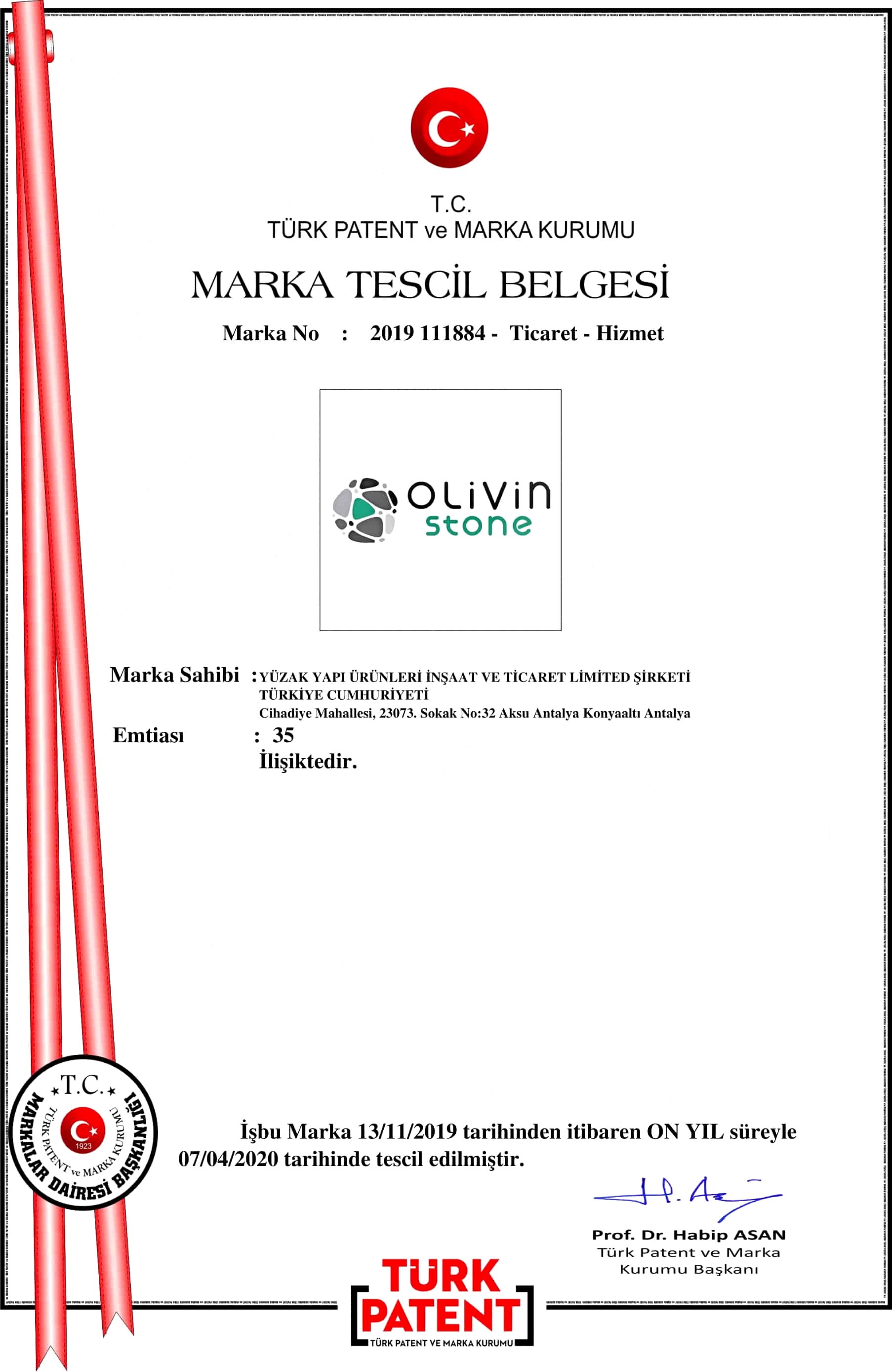 tescilli tuğla markası
